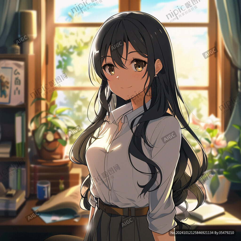 日韩厚涂插画