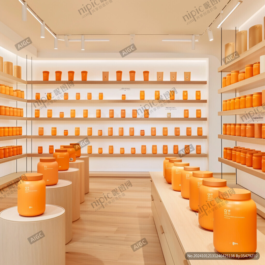 精油产品柜台