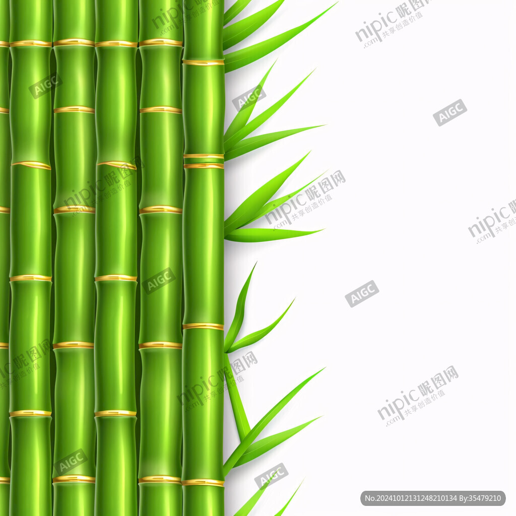 竹子插画
