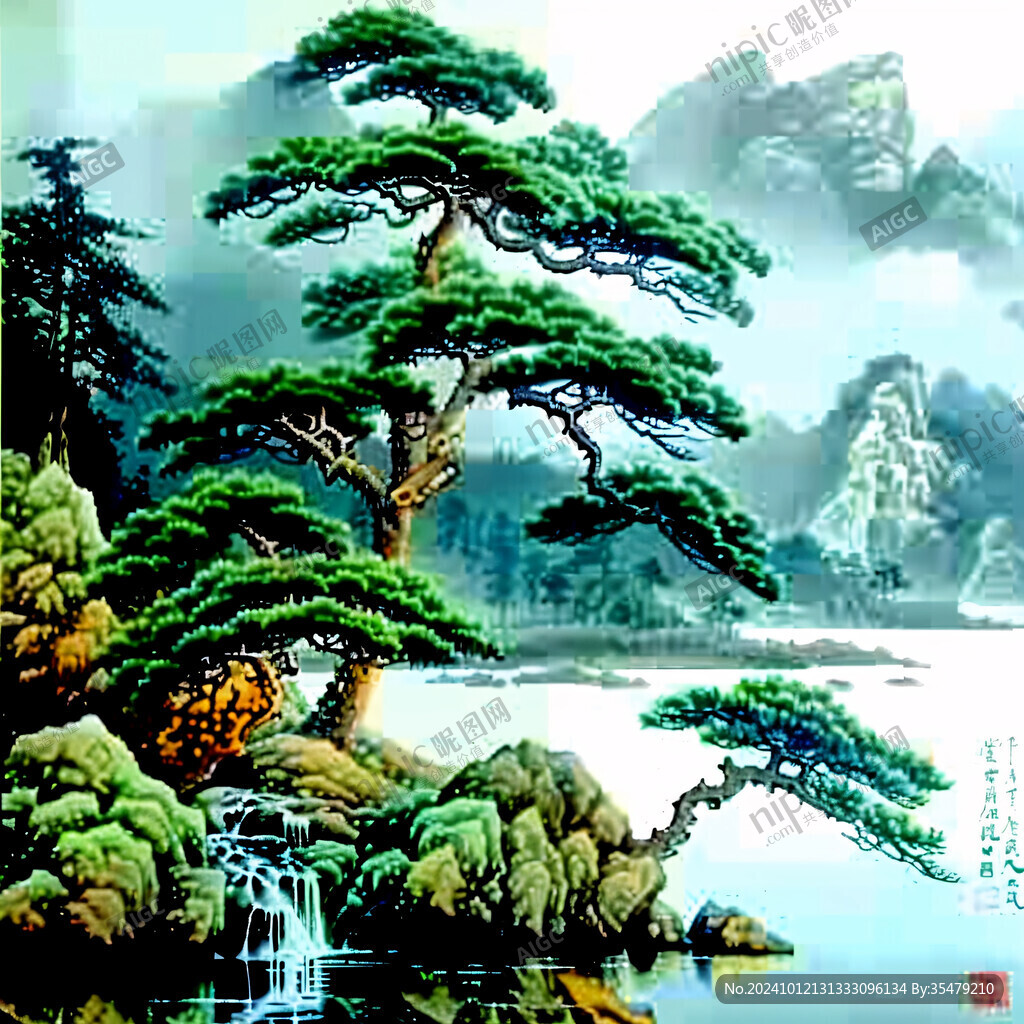 迎客松大图