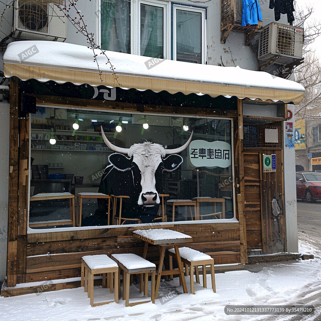 雪中早餐店