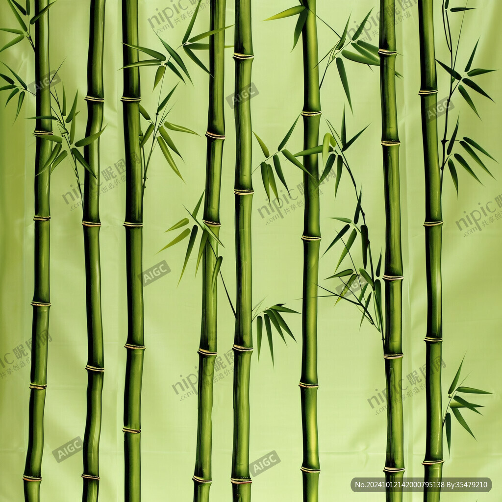 竹子插画