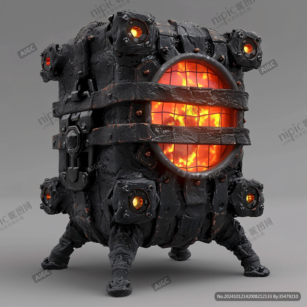 后现代机械科幻装饰品