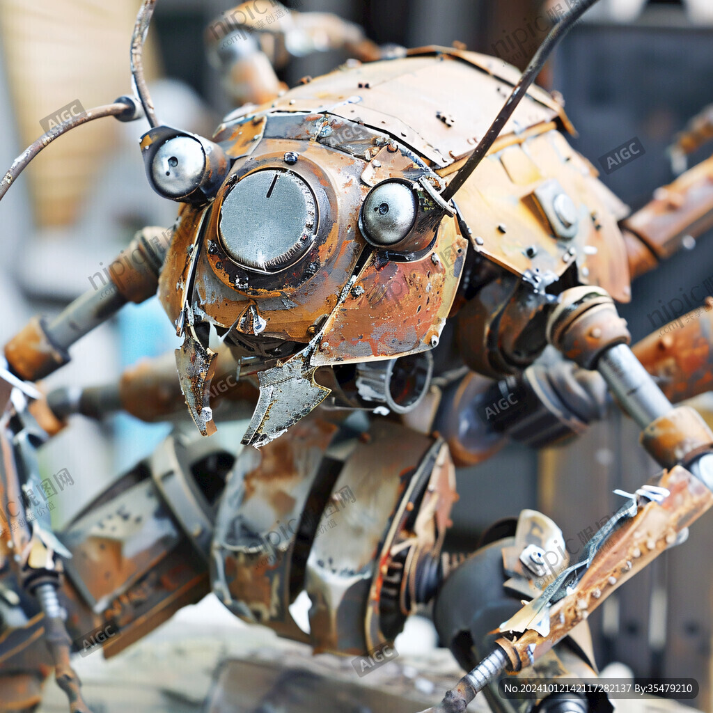 后现代机械科幻装饰品