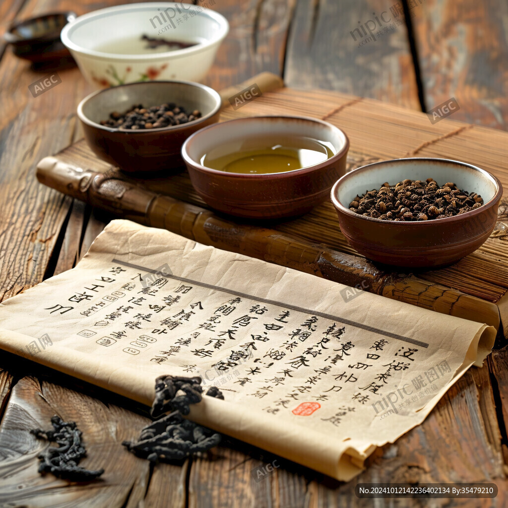 书法茶道茶叶