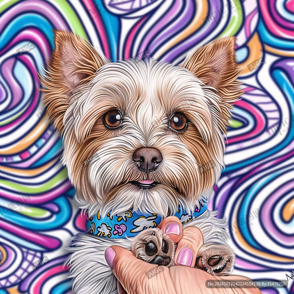 狗狗潮流插画