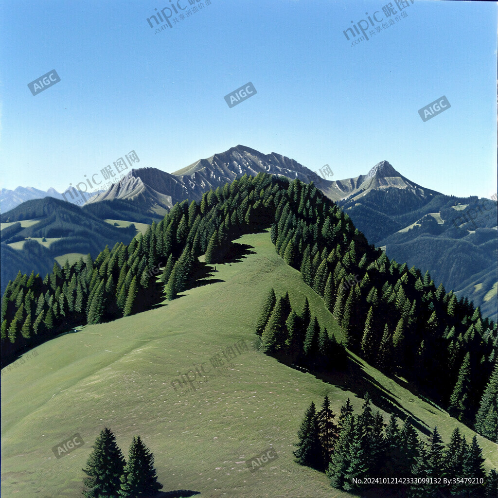 山峰山岭山坡草场