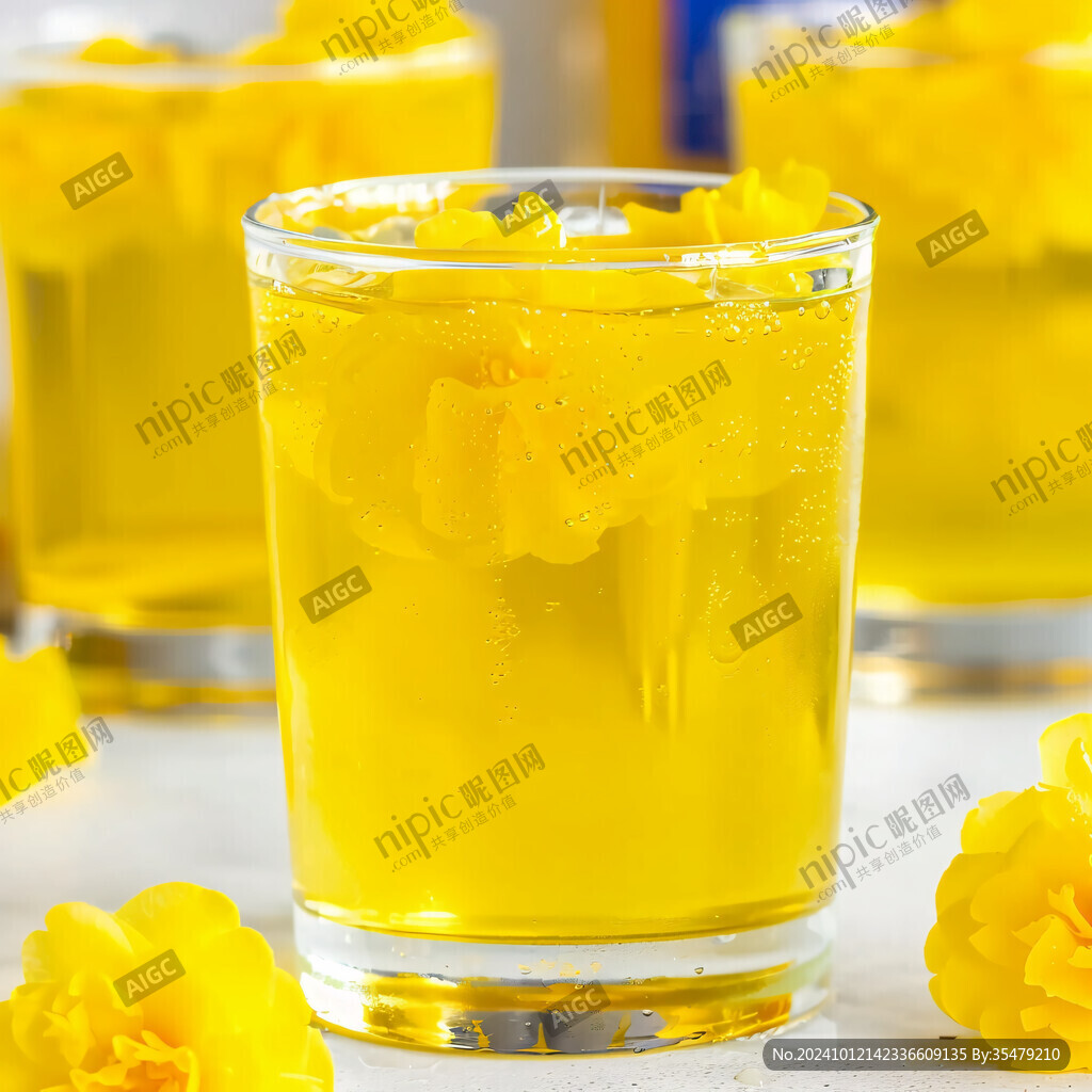 皇菊玻璃杯