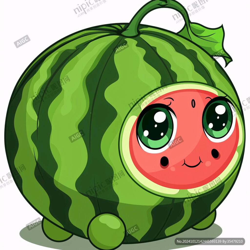 卡通小西瓜