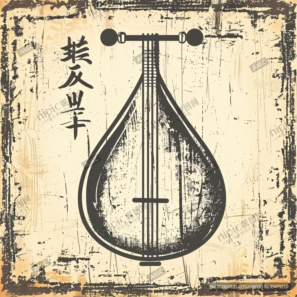 民族乐器海报