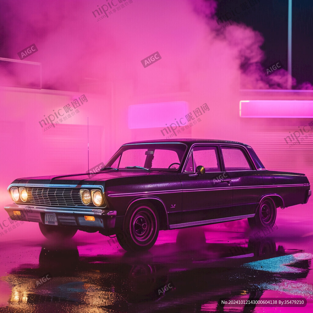 发光的车酷炫车