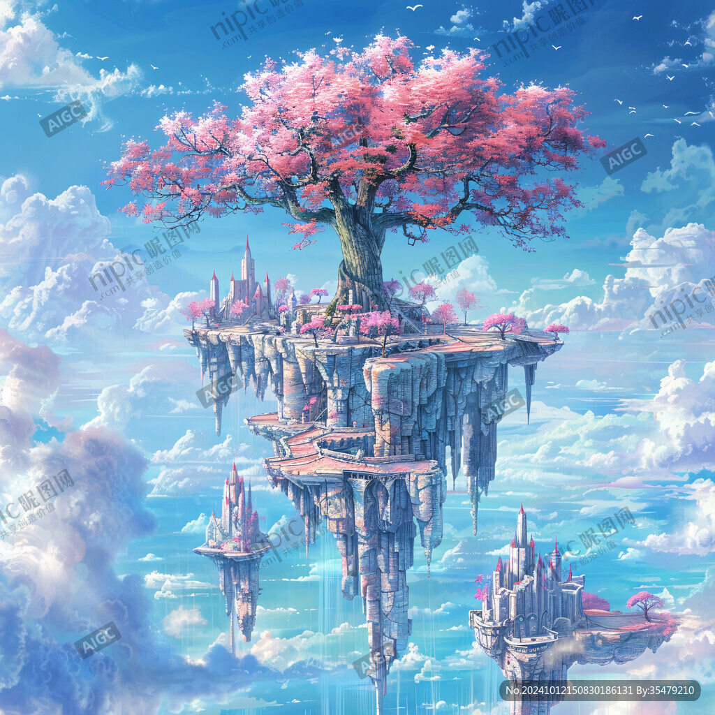 浮游岛天空之城