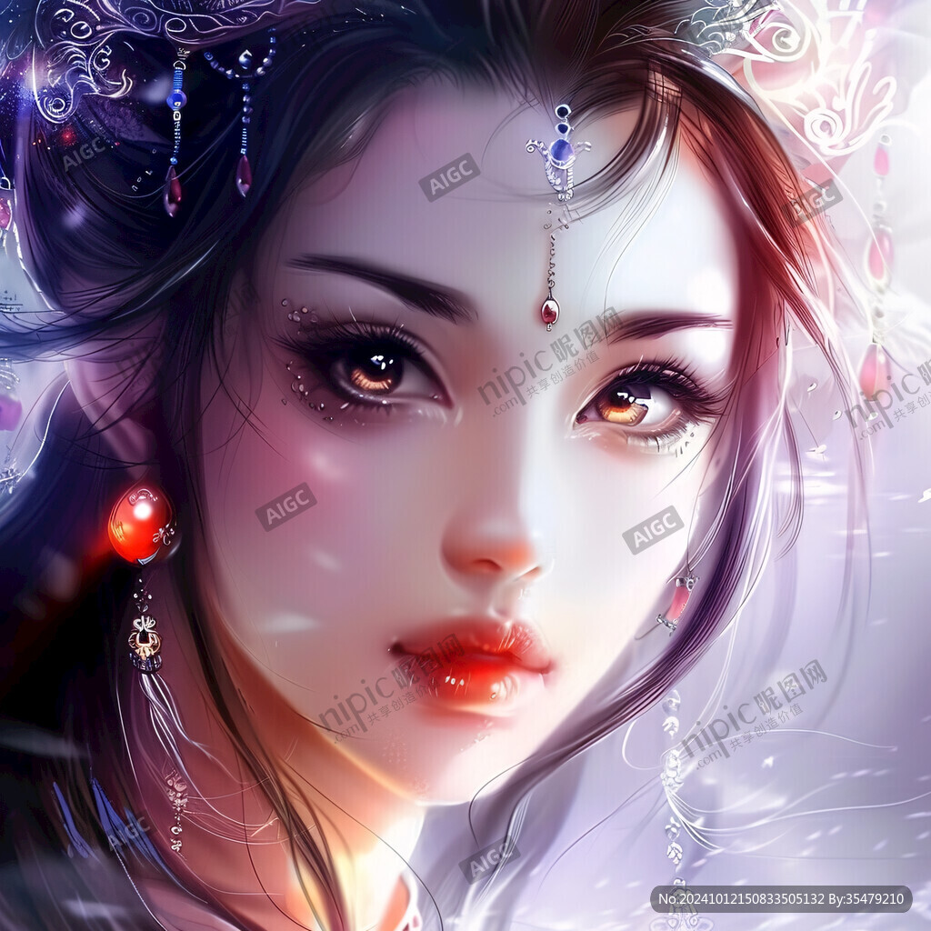 美女插画古装美女