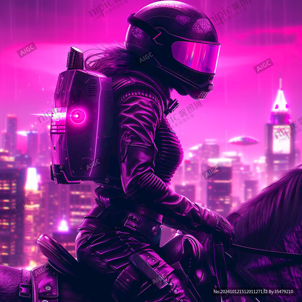 赛博朋克装饰画