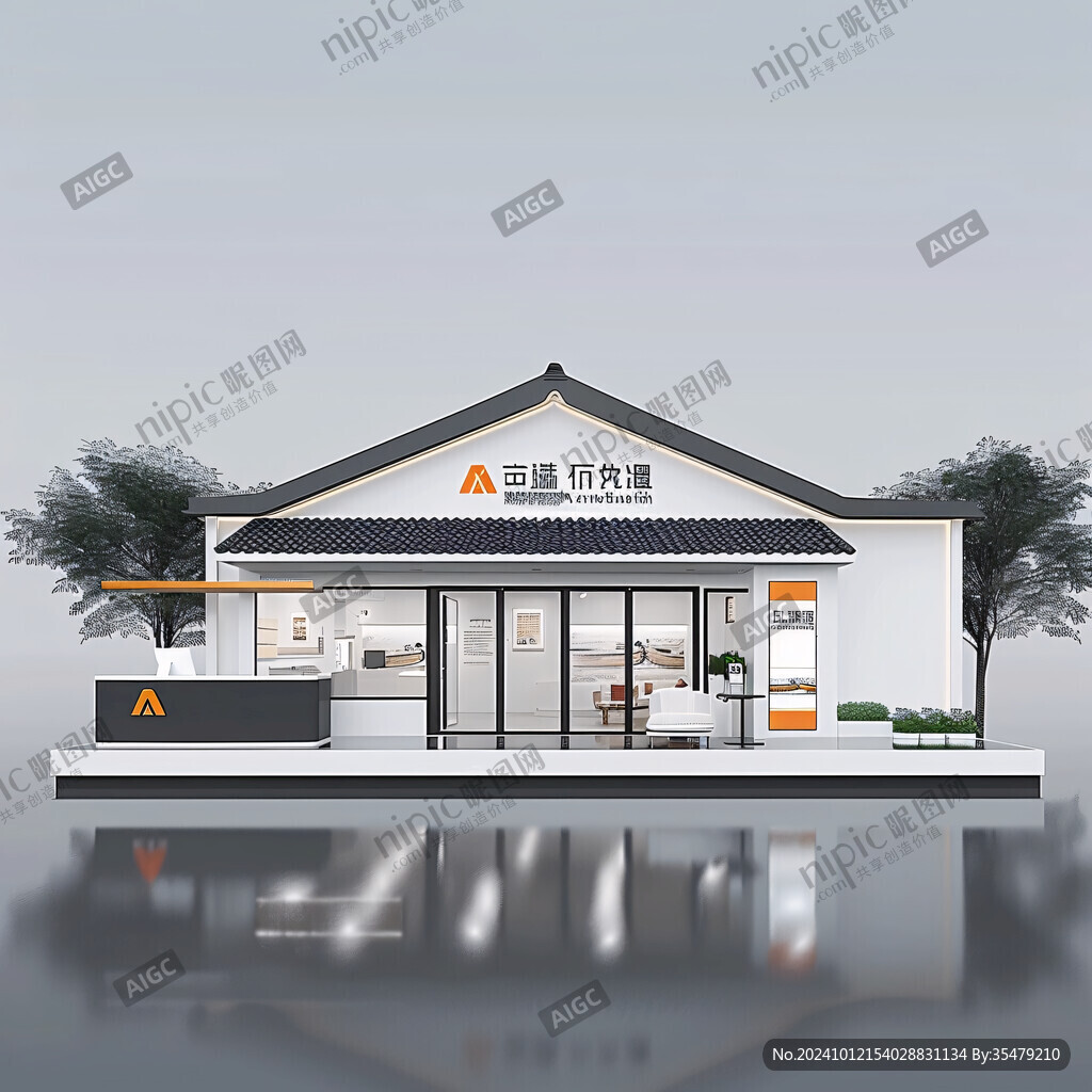 景观中式便利店