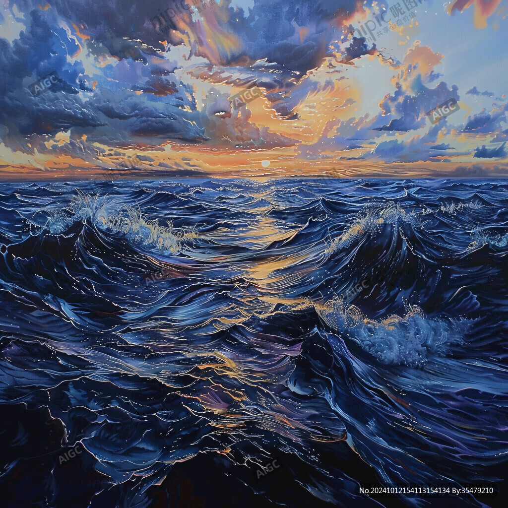 海面立体画