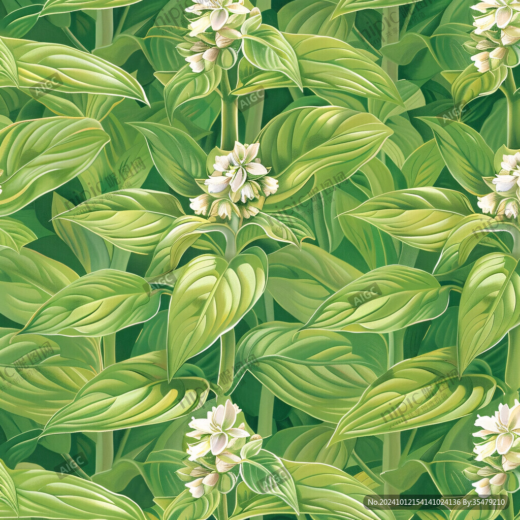 玉簪花插画