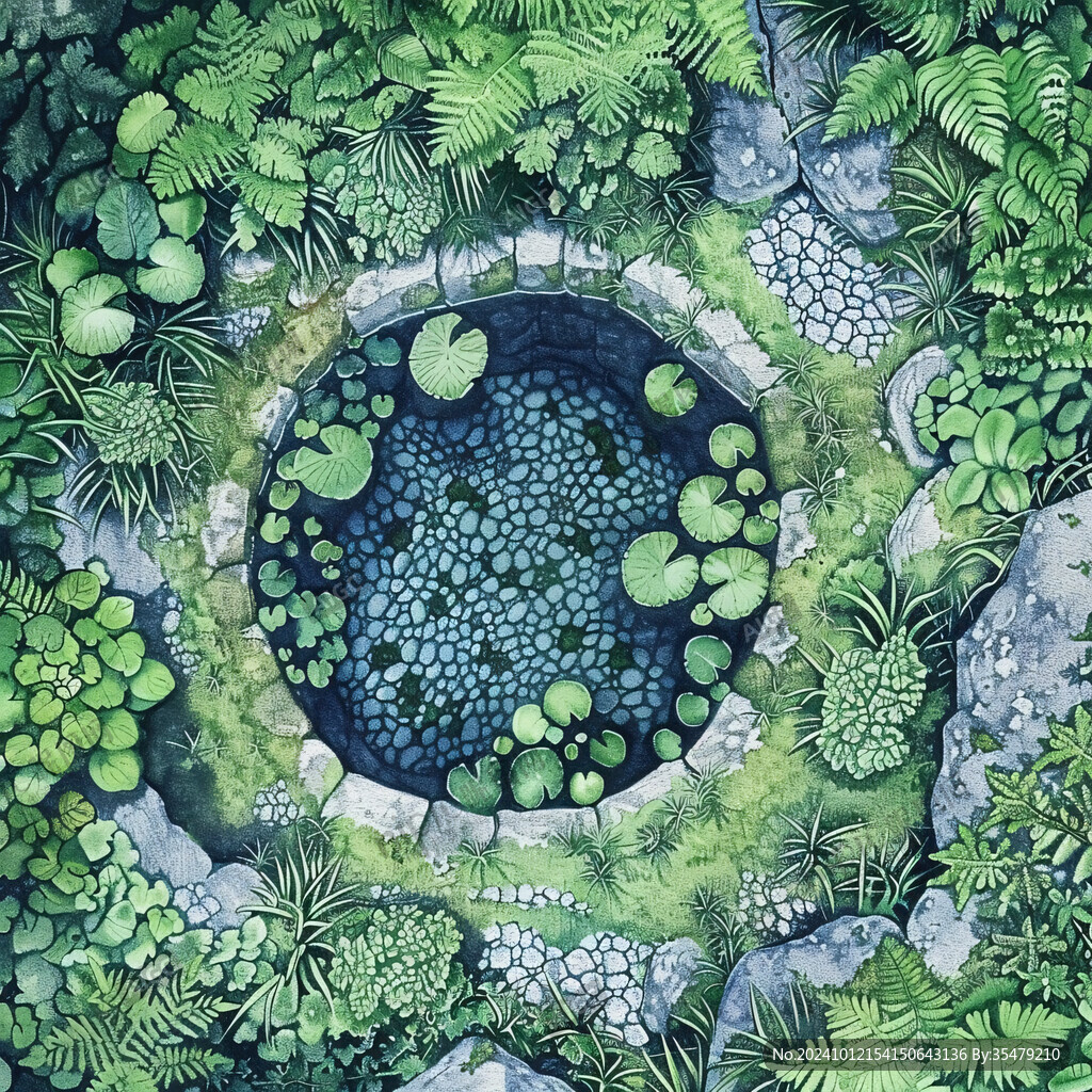 热带雨林插画
