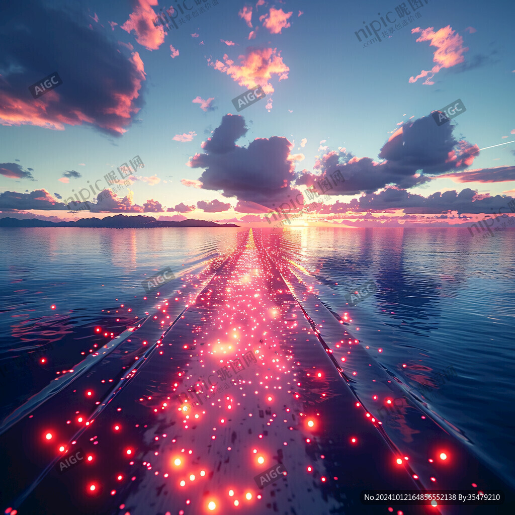 水面星光素材