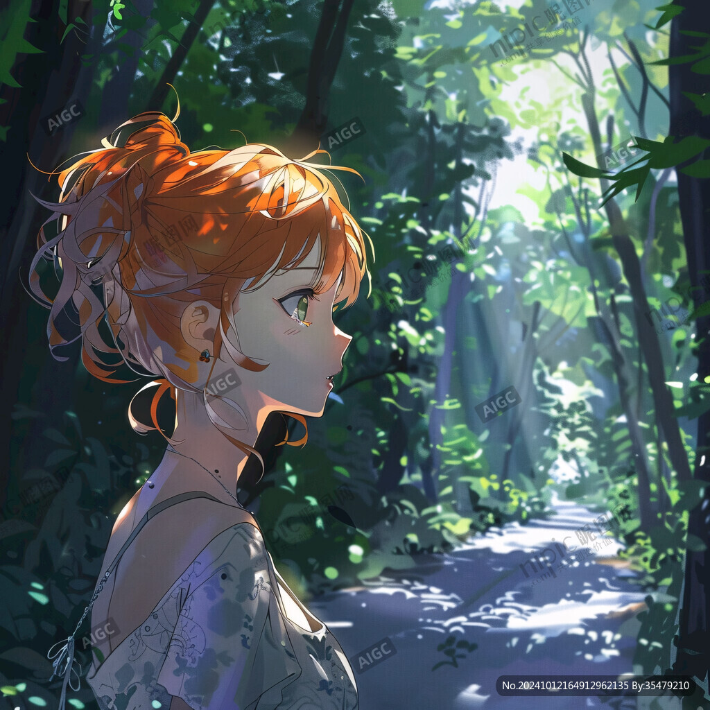 日系少女插画