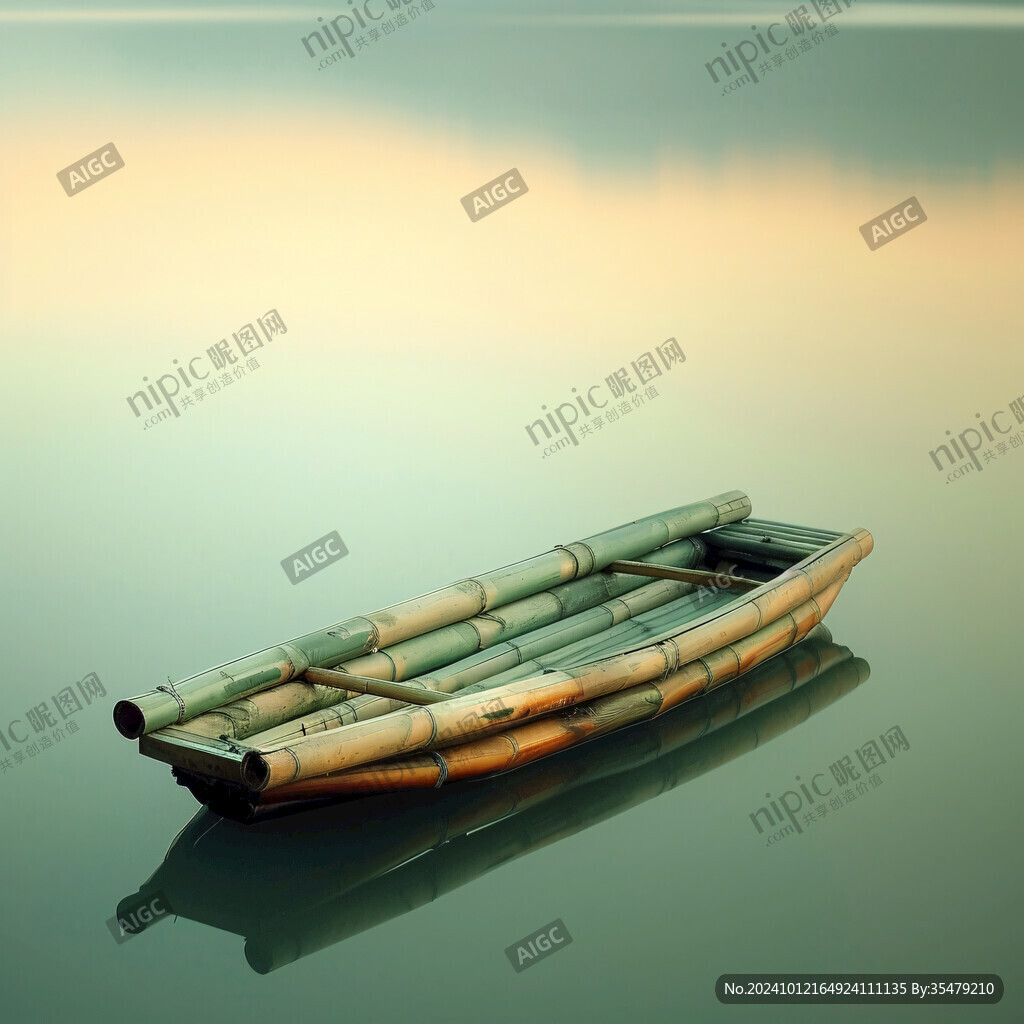 渔舟小舟小船木船
