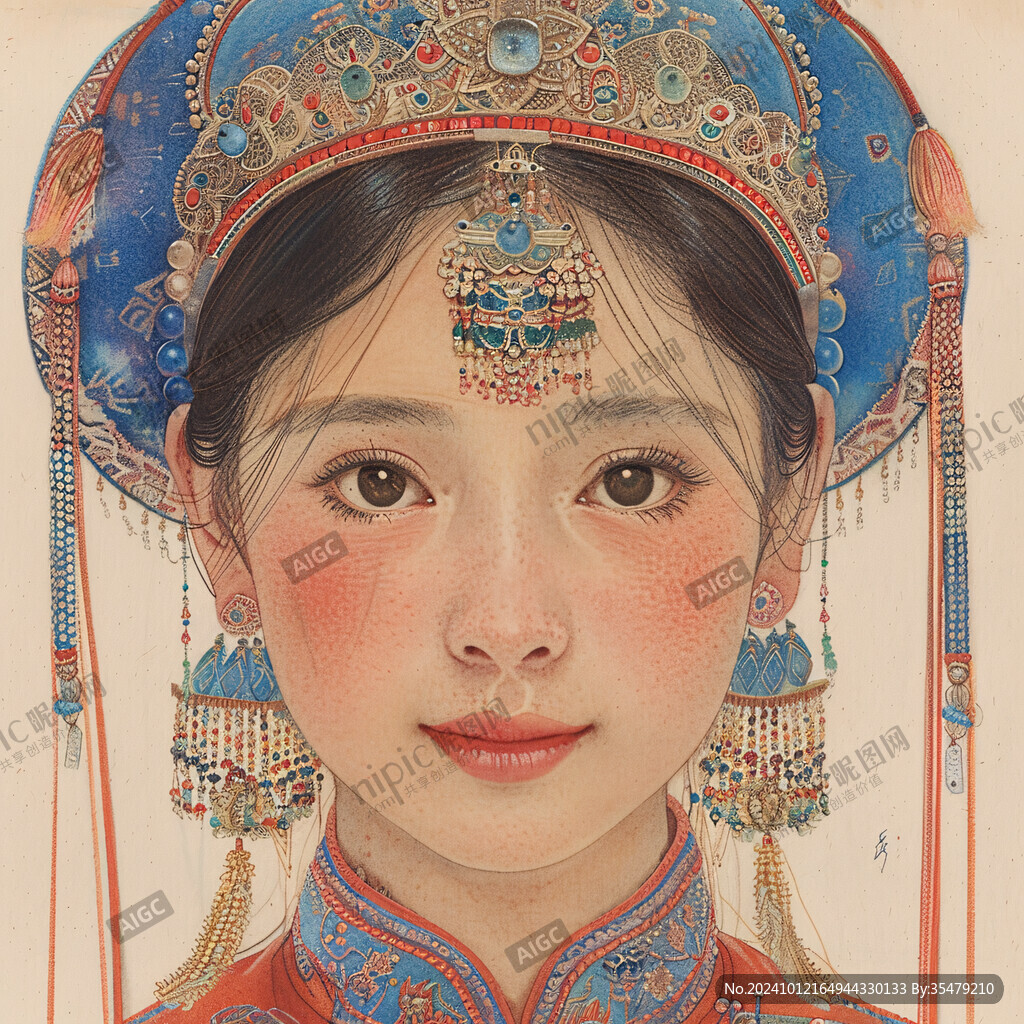 格格头像插画
