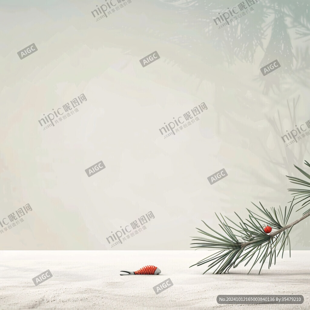 松叶背景图设计