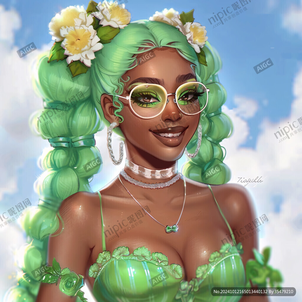 绿宝石李插画