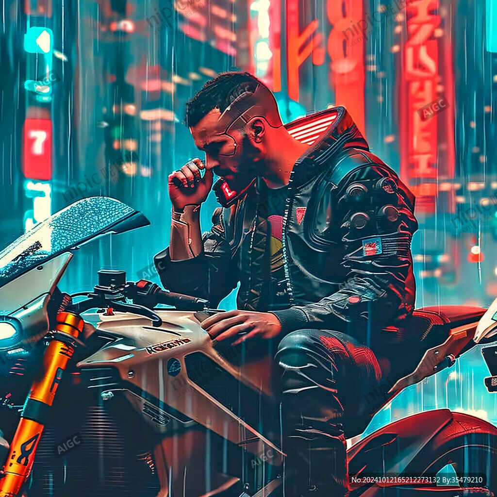 赛博朋克潮流人物