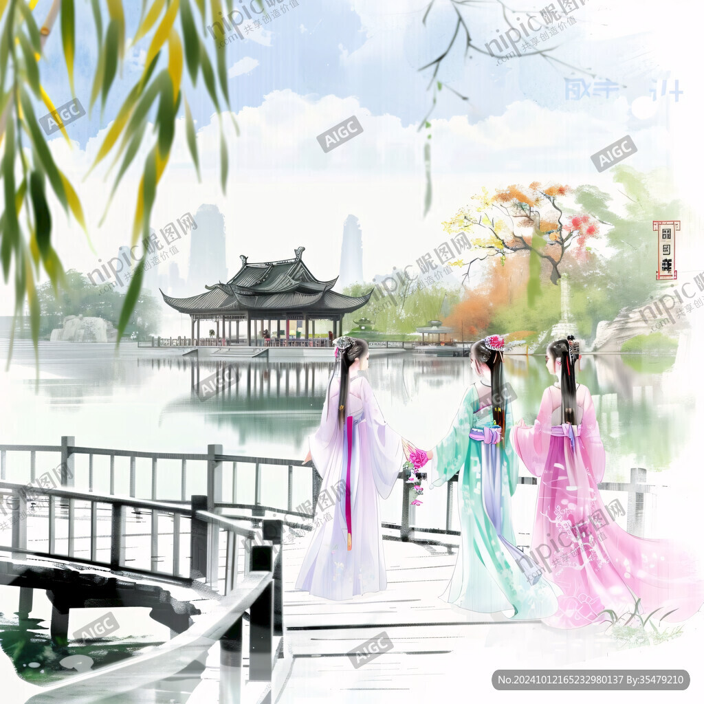 古装美女江南美女