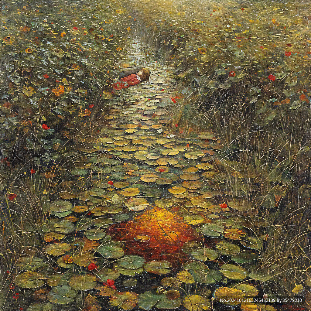 黄金满地装饰画