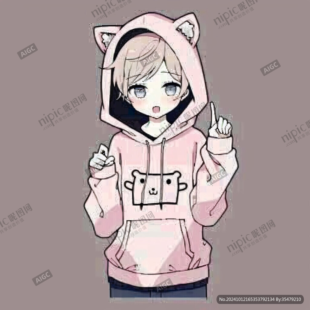 卡通猫猫拟人