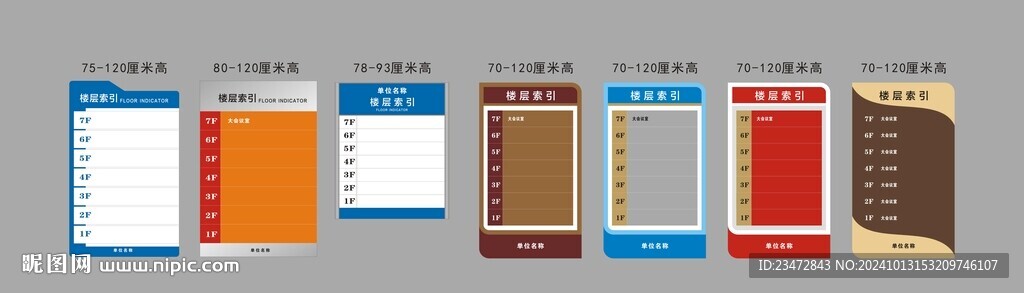 楼层索引牌