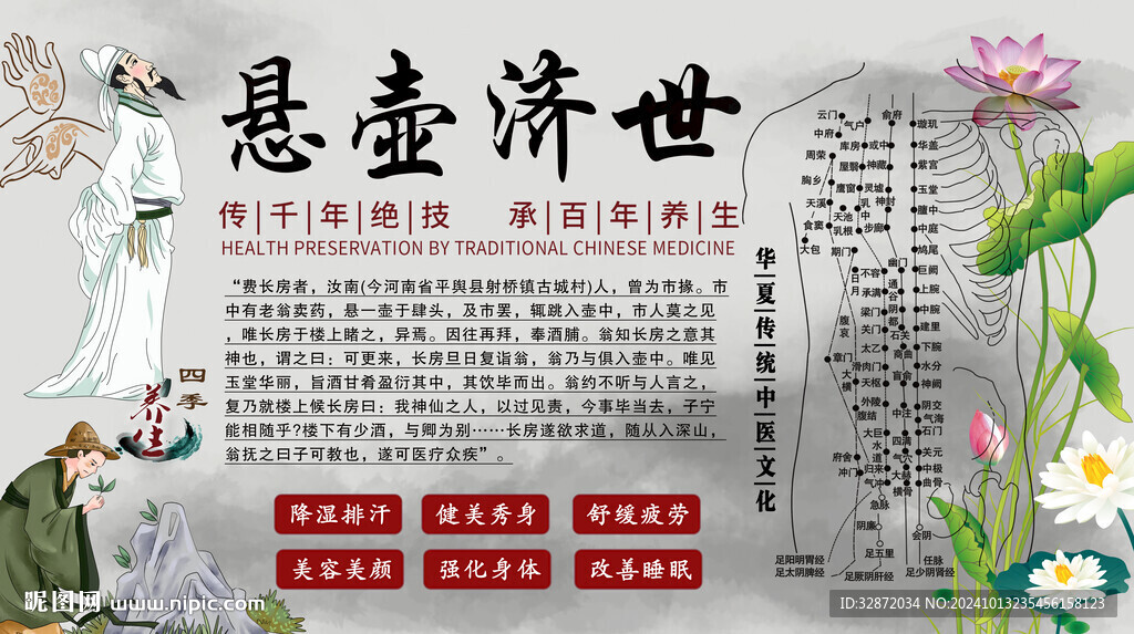 悬壶济世背景墙
