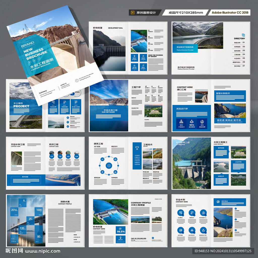 水利工程宣传册