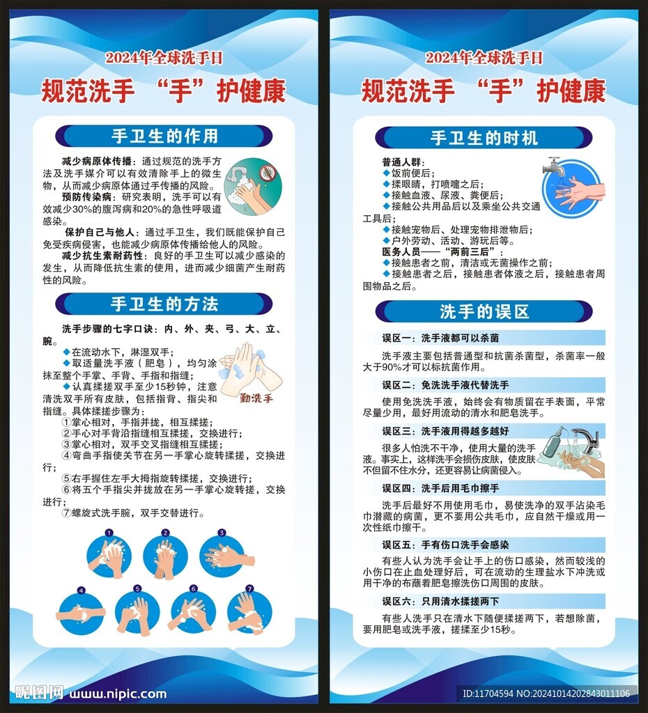 全球洗手日展架