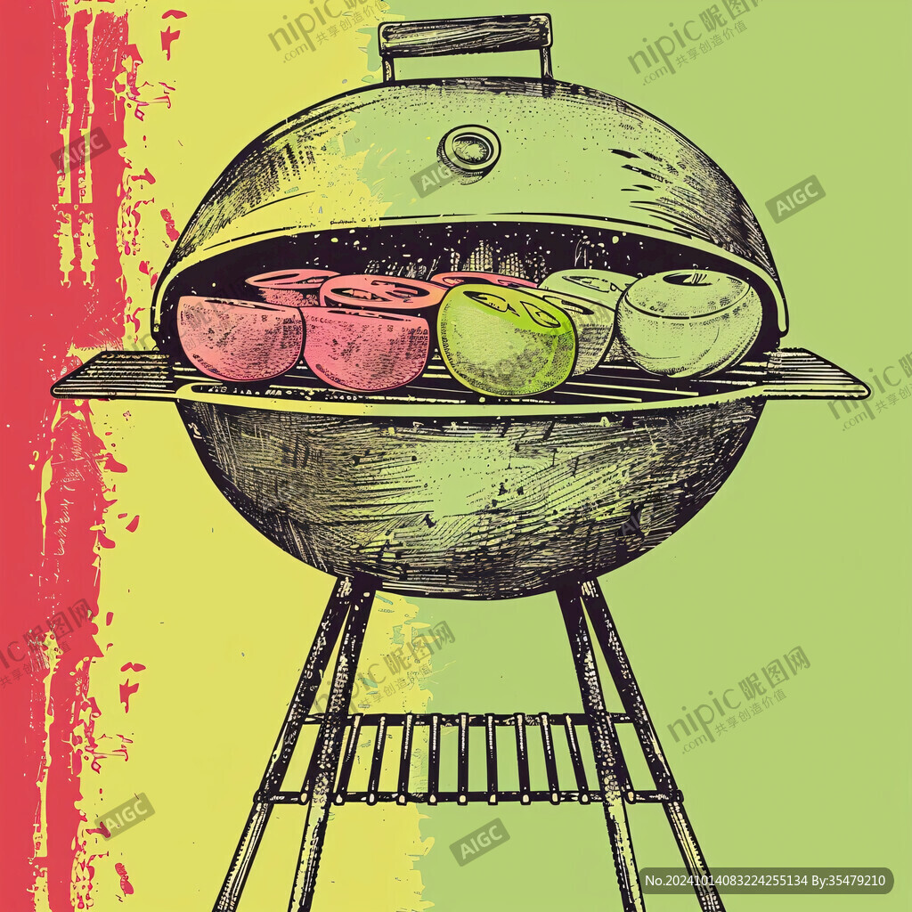 大锅煮插画