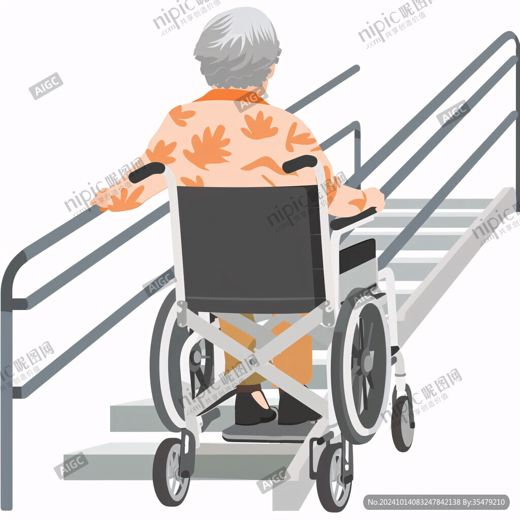 残疾人楼梯文化