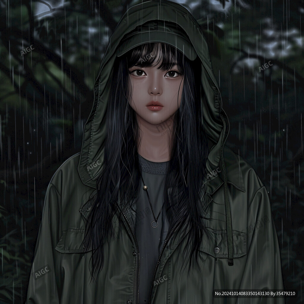 写实人物插画