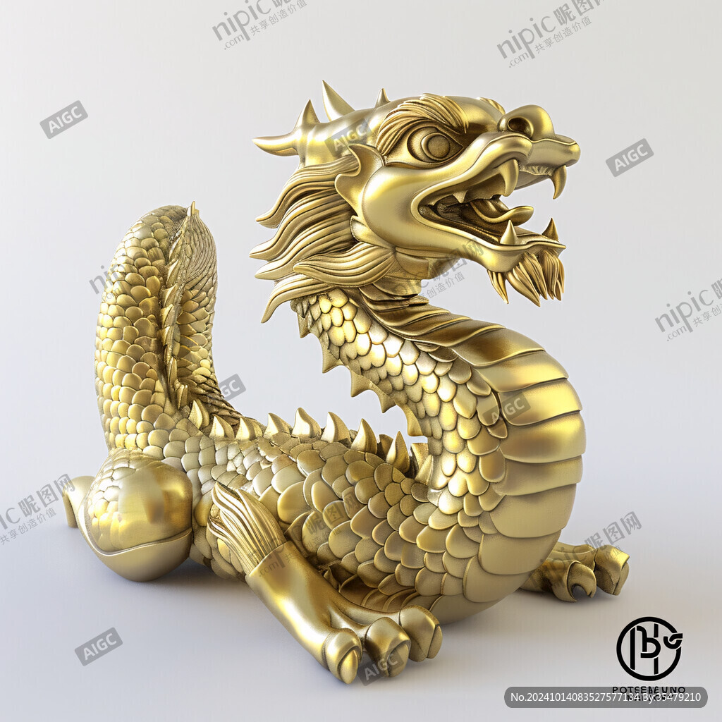 黄金龙素材
