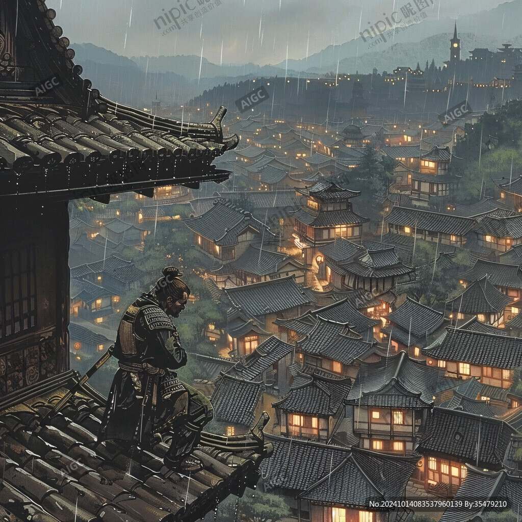 古风场景装饰画