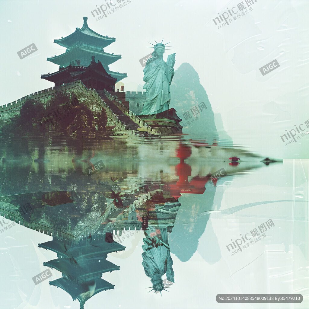 原创水墨中国风底特律