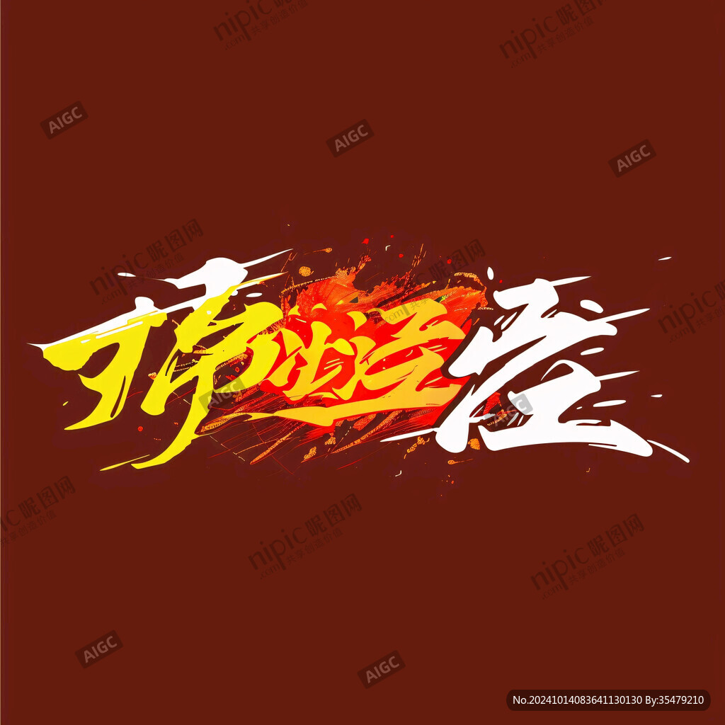 巅峰对决主题字