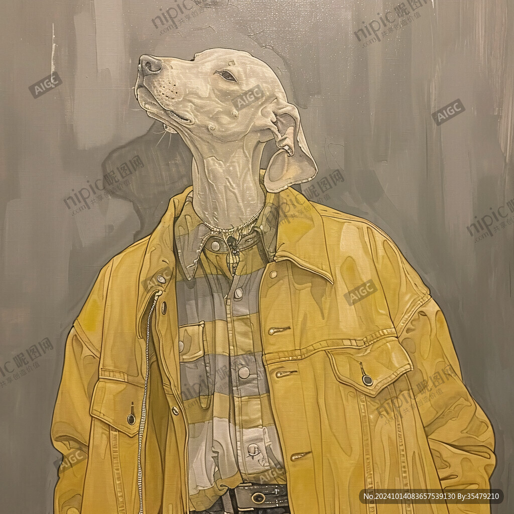 狗狗潮流插画