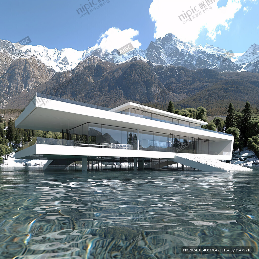 水上玻璃建筑