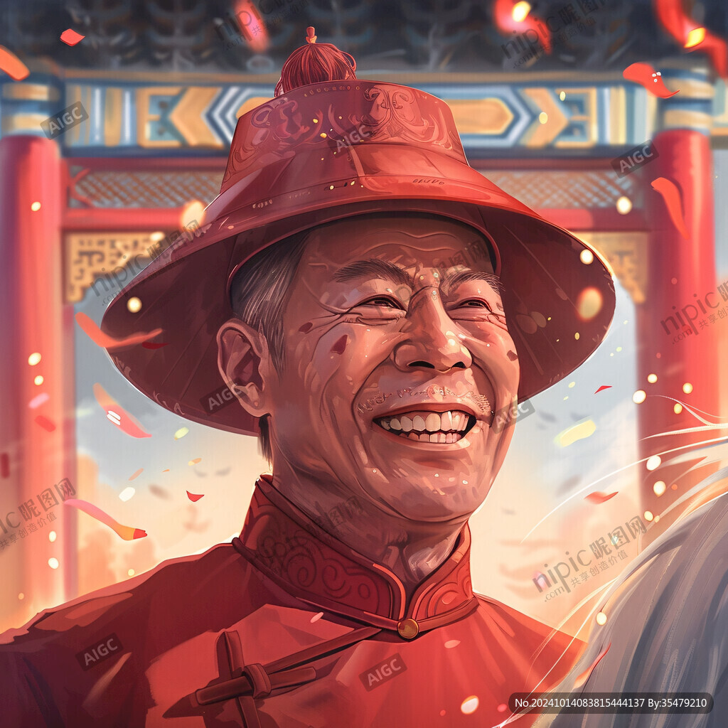 国民人物插画