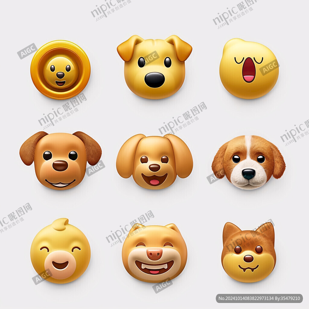 狗卡通表情包