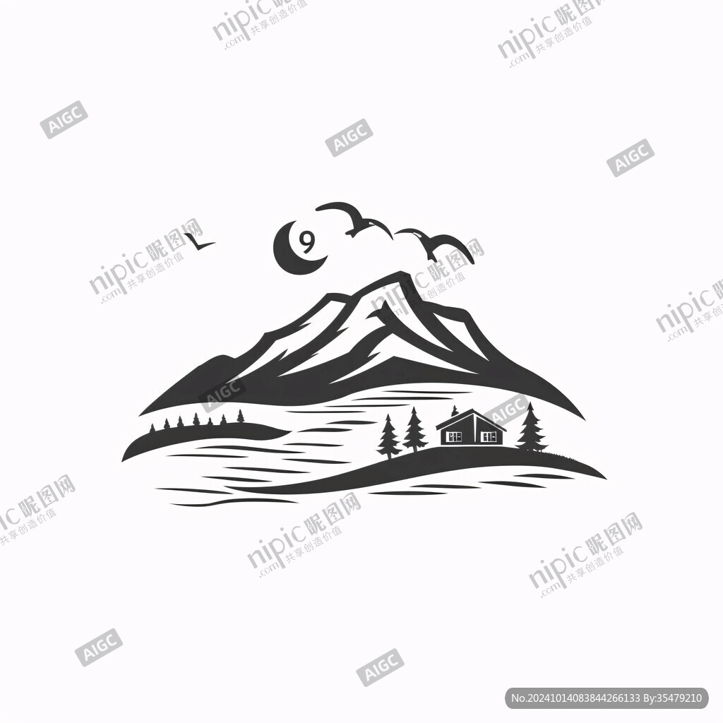山头山峰山峦logo