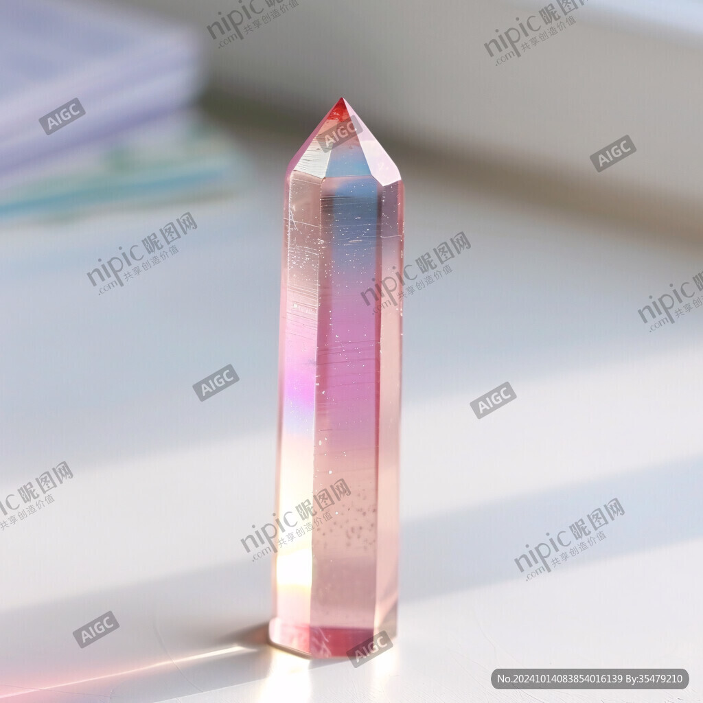 水晶图表水晶柱