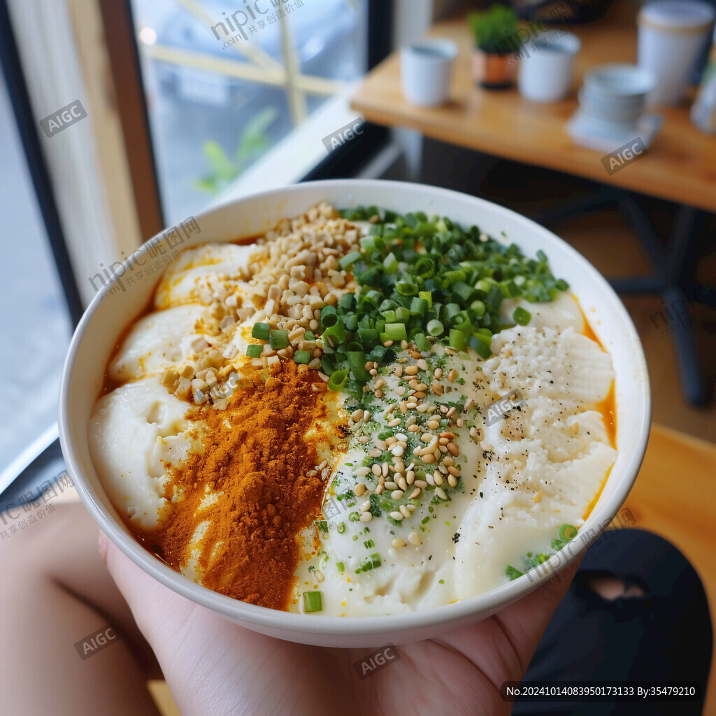 肉松豆花